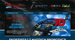 Desktop Screenshot of kino7d.pl